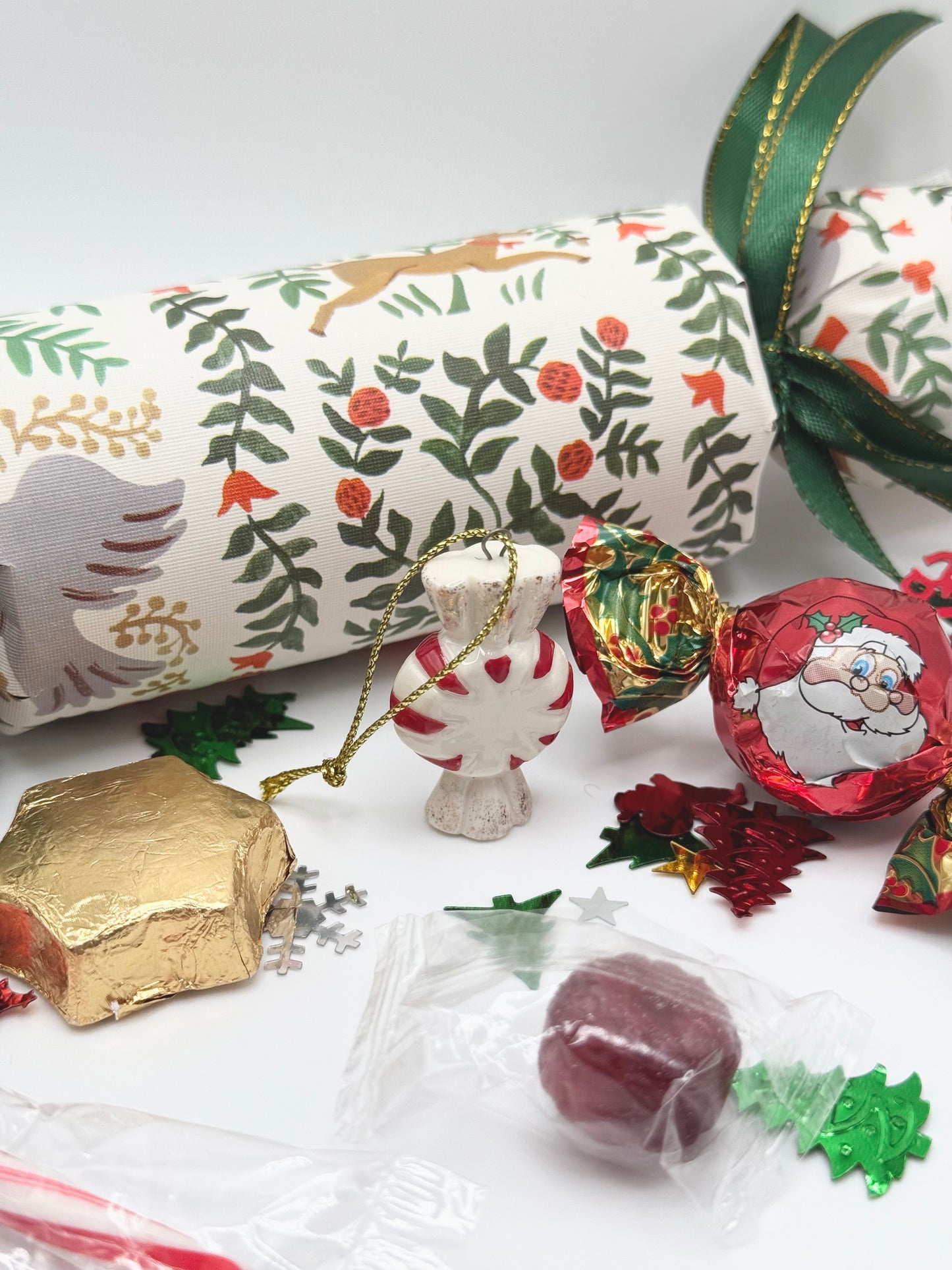 Set of 2 Deluxe British Christmas Crackers - Hand Crafted in Vermont - McAlister Print